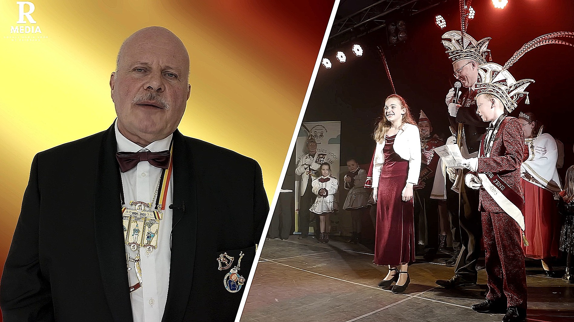 Emotionele momenten: de onthulling van het Jeugdprinsenpaar en het onverwachts afscheid van het nieuw Prinsenpaar van Karnamor